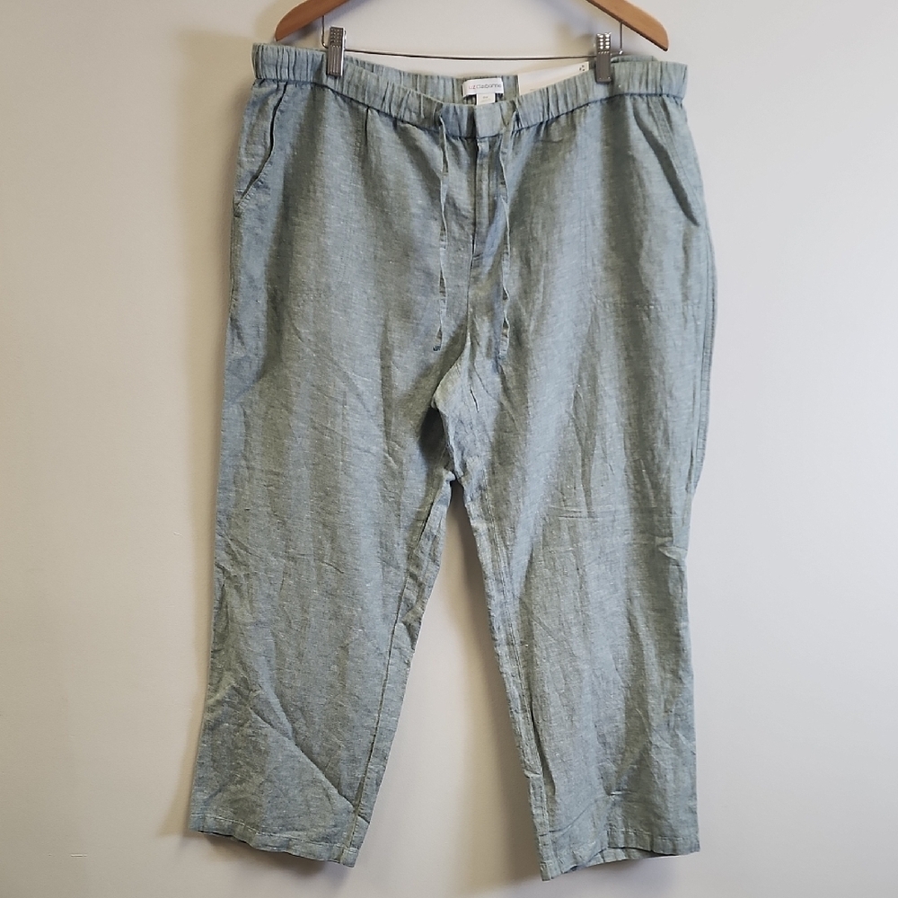 Liz Claiborne Women's Light Blue Wide Leg Pants